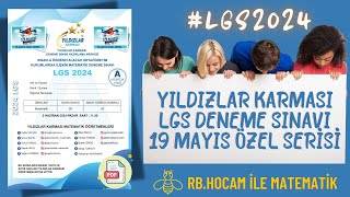 YILDIZLAR KARMASI  LGS MATEMATİK DENEME  lgs2024 [upl. by Yelsha]