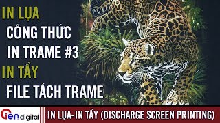 IN LỤA  3D ║ IN TRAME NHIỀU MÀU SCREEN PRINTING  MULTI SPOT COLORS ║ CIEN [upl. by Niroht]