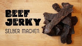 Beef Jerky selber machen  im Dörrautomat und mit selbstgemachter Marinade [upl. by Yadsnil847]