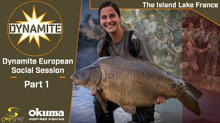 Carp Fishing Dynamites European Social Session at The Island Lake France  PART 1 [upl. by Lleral966]