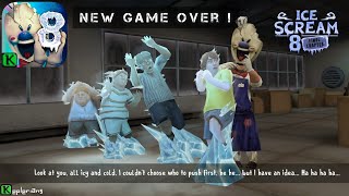 Ice Scream 8 new frozen game over ending [upl. by Gottwald]