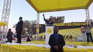 Chamisa Arrival And Full Speech At Domboshawa Cluster Rally SUBSCRIBE [upl. by Mientao]