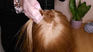 ASMR HAIR CRACKING AND SCALP CHECK  No Talking 💆‍♀️ asmr haircracking scalpcheck [upl. by Enorej]