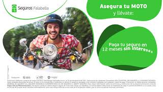 Tu Seguro de Moto  Seguros Falabella [upl. by Benoit529]