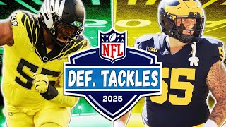 MIDSEASON Defensive Tackle Rankings  2025 NFL Draft [upl. by Schreck344]