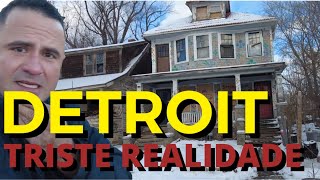 DETROIT UMA CIDADE FANTASMA A DURA REALIDADE DESTE BAIRRO [upl. by Tallulah972]