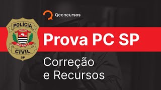 Concurso PC SP Correção da prova e Recursos aovivo [upl. by Nathalia]