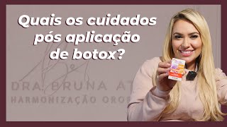 Quais os cuidados devo tomar após a aplicação de botox [upl. by Irac]