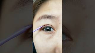 Creates natural noninvasive eyelid folds trending funny makeup shorts [upl. by Yltsew]