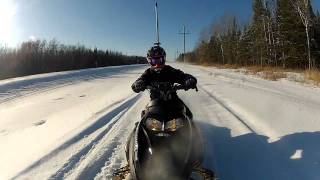 GoPro Snowmobile Mount Tests [upl. by Refeinnej493]