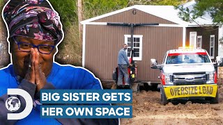 Overcrowded Family Overjoyed To Get Two New Cabins  Homestead Rescue [upl. by Virgin]