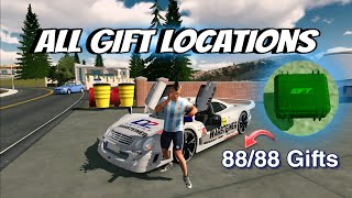 All 88 Gifts Complete Locations in Car Parking Multiplayer New Update 2024 [upl. by Powel]