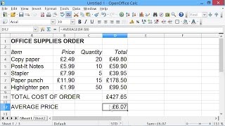 Spreadsheets 1 Introduction [upl. by Hulburt880]