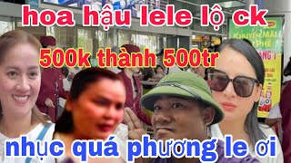 hoa hậu ck 500k mà la 500tr kucao lên tung hô như thánh [upl. by Leuams]