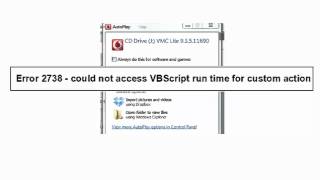 Error 2738 solutions  could not access VBScript run time for custom action [upl. by Enitsrik]