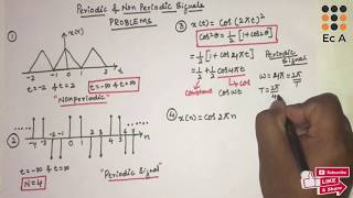 96 PROBLEMS on Periodic amp Non Periodic signals1  EC Academy [upl. by Airun]