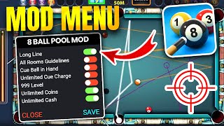 ✅ 8 Ball Pool MOD Menu 2024 🔥 Long Lines Aim Tool MegaPower amp Unlimited Money iOSAndroid [upl. by Campagna749]