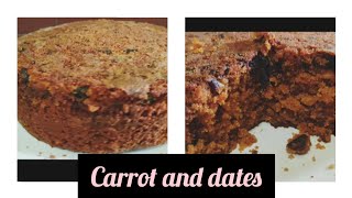 Carrot and dates cake  Full recipe video [upl. by Nylikcaj]