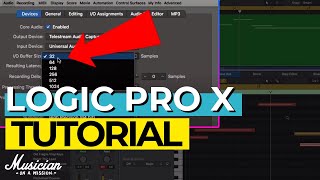 Logic Pro X Tutorial Everything You Need to Know [upl. by Nnyleahs]