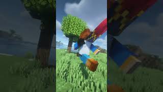 Physics Mod  Pandas Falling Trees minecraft minecraftmods streamer vtuber minecraftshorts [upl. by Cleon]