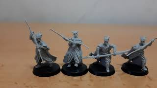 Mirkwood elves armoured warband unboxing and build lotr the hobbit middle earth games workshop [upl. by Aicitel892]