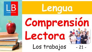 COMPRENSIÓN LECTORA para niños 21 Los trabajos ✔👩‍🏫 PRIMARIA [upl. by Einnoc]