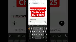 quotGrameenphone Sim Balance Check 2025quot music animation It Tech Unlimited beats soundlovesme Gp [upl. by Worrad900]