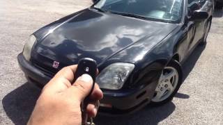 1997 Honda prelude Autopage basic alarm [upl. by Nadab238]