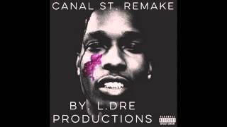 AAP ROCKY Ft Bones  Canal St Instrumental Remake by LDre Productions [upl. by Cirdek979]