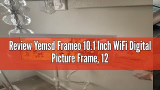 Review Yemsd Frameo 101 Inch WiFi Digital Picture Frame 1280x800 HD IPS Touchscreen Digital Photo [upl. by Nynnahs]