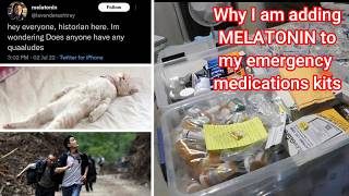 Why I am Adding MELATONIN to my Emergency Medications Kits [upl. by Madalyn44]