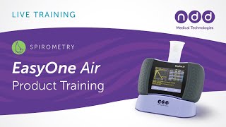 Live spirometry training with the EasyOne Air  Dec 19 [upl. by Mundy]