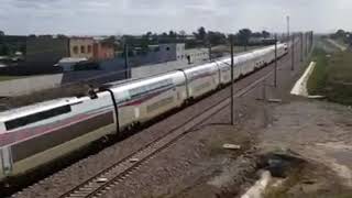 TGV Maroc 2018  350kmh grande vitesse [upl. by Esilrahc]