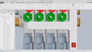 Creo Piping and Cabling Demo in Creo [upl. by Anahsed998]