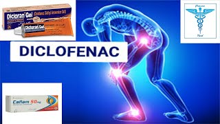 Diclofenac  VoltarenCataflam  Mechanism of Action Dosage Indications  Adverse Effect English [upl. by Eednyl]