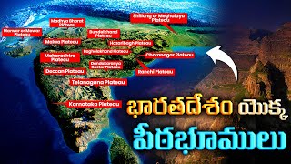 భారతదేశ పీఠభూముల వివరణ  Unveiling Indias Plateaus An Animated Exploration of Geographical Marvels [upl. by Aliuqa23]