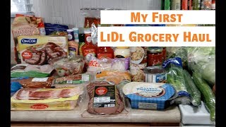 My First LiDL Grocery Haul [upl. by Assir503]