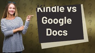 Can Kindle Scribe connect to Google Docs [upl. by Judus518]