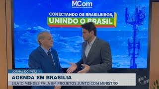 Silvio Mendes fala de projetos para Teresina junto com ministro das comunicações [upl. by Manvel]