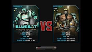 Real Steel WRB Bluebot VS Aquabot NEW [upl. by Annuahs837]