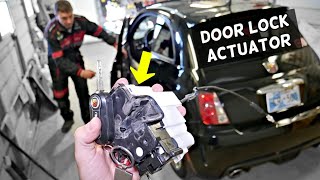 FIAT 500 DOOR LOCK ACTUATOR REPLACEMENT REMOVAL [upl. by Shishko965]