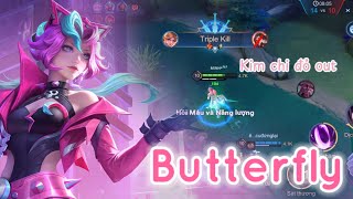 Butterfly tích 2 ulti nhảy liên tục xé loz Ad  Build đồ đi rừng siêu nhiều dame tayliênquânmobile [upl. by Stenger]