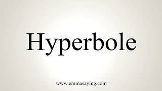 How To Pronounce Hyperbole [upl. by Kipton]