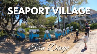 HD Seaport Village Walking Tour  San Diego July 2024 [upl. by Snevets616]