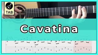 TAB CavatinaThe Deer Hunter guitar [upl. by Yvaht]