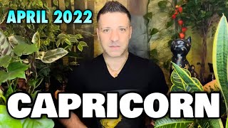 CAPRICORN April 2022 ⭐️ SOMETHING ABSOLUTELY HUGE IS ABOUT TO UNFOLD  OPTION  Horoscope Tarot [upl. by Sueahccaz182]