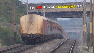 1st LHB Run of 12704 FALAKNUMA SF Express  Secunderabad to Howrah  Indian Railways [upl. by Nosecyrb]