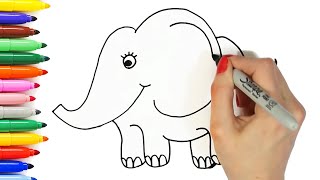 10 Easy Animal Drawings for Kids Vol 1  Step by Step Drawing Tutorials  How to Draw Cute Animals [upl. by Bowman]