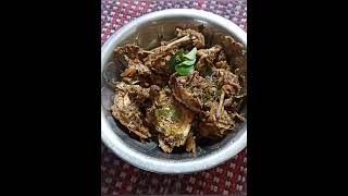 Pichi Potta Kaadai Pepper Fry Recipe Tamil How to Prepare Kadai pepper fry In Firewood Stove [upl. by Fitts]