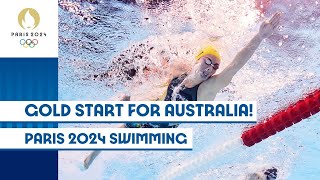 Golds galore for Australia 🇦🇺  Swimming  Paris2024 Highlights [upl. by Besnard]